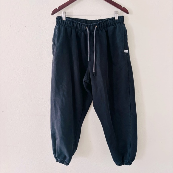 Pro Club Men's Black Jogger Sweatpants Pants Size Medium - Picture 1 of 5